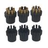 Messing Nylon Dampfreiniger Bürste 4x3cm 6 Stück/Set Zubehör Fittings