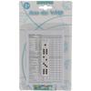 Yam Game - 5 Dice and Score Sheet - MERCIER - Blue - Plastic - Ages 3+