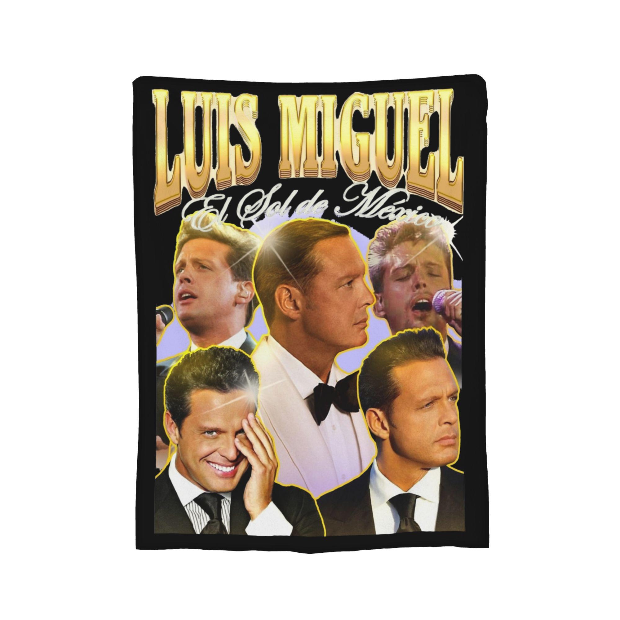 Luis Miguel El Sol De Mexico Blankets Fleece Spring Autumn Multi-function Super Warm Throw Blankets for Home Car Quilt 30x40in