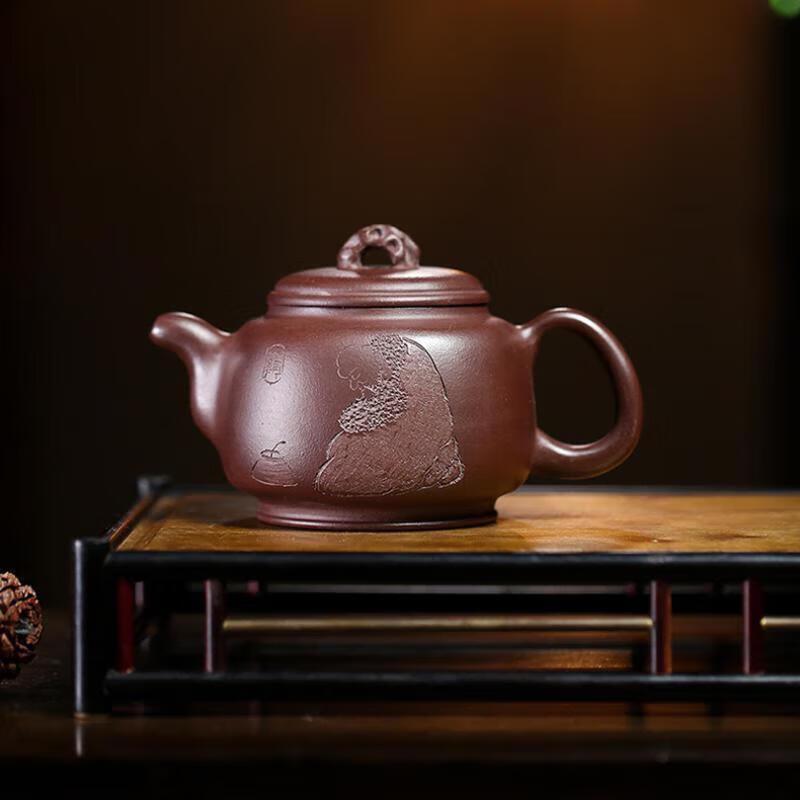 Handmade Zisha Wuchan Teapot