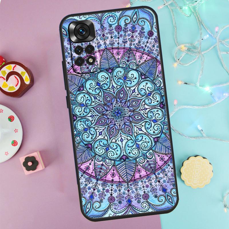 Mandala Mandala Case For Xiaomi Redmi Note 9 10 11 12 13 14 Pro 9S 10S 11S 12S Redmi 14C 10C 12C 13C Cover