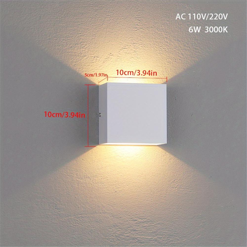 LED Modern Wall Sconce Indoor Wall Mount Light for Living Room Up Down Aluminum Indoor LED Wall Mounted Lamp for Bedroom Hallway
