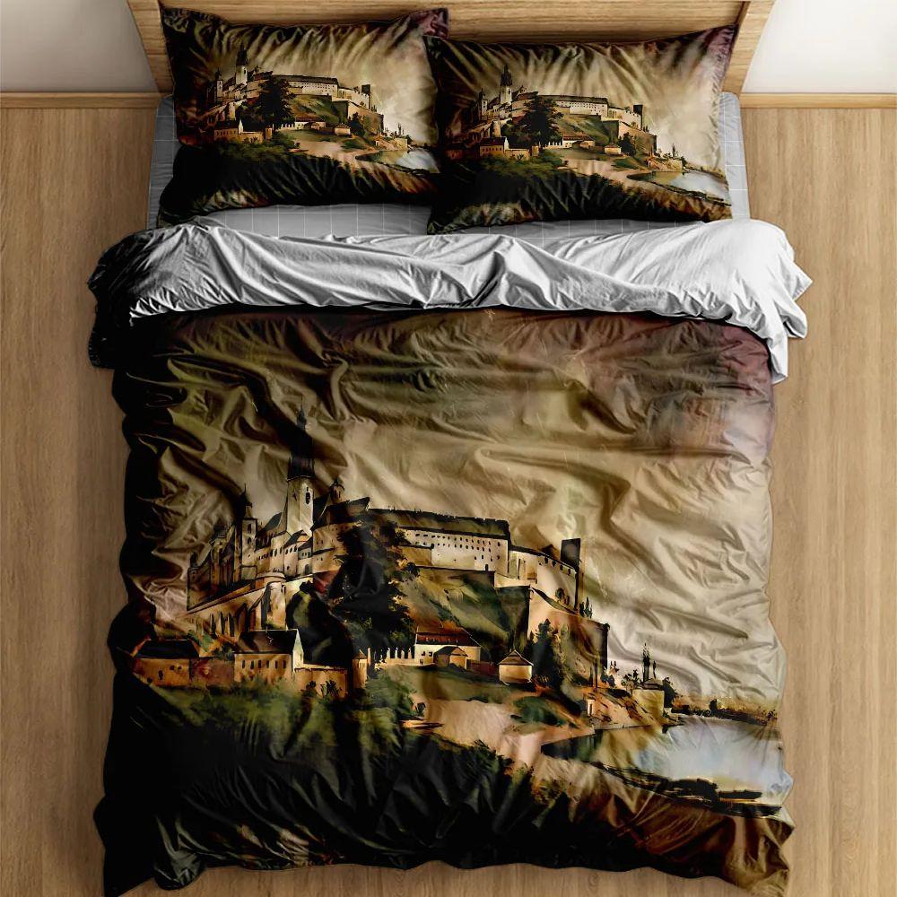 Tin Roof Rust Bedding Set King Queen Double Full Twin Single Size Duvet Cover Pillow Case Bed Linen Set