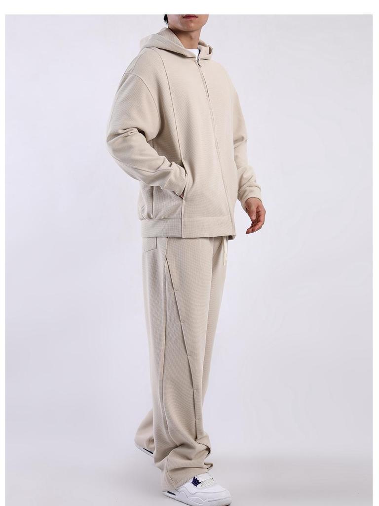 Herren Kapuzenjacke mit Reißverschluss - Herbst/Winter Smart Casual Oberbekleidung mit Taschen (2024)