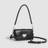 Niche Design Texture Solid Color Women's Bag Retro Lock Underarm Bag 100 Shoulder Crossbody Bag