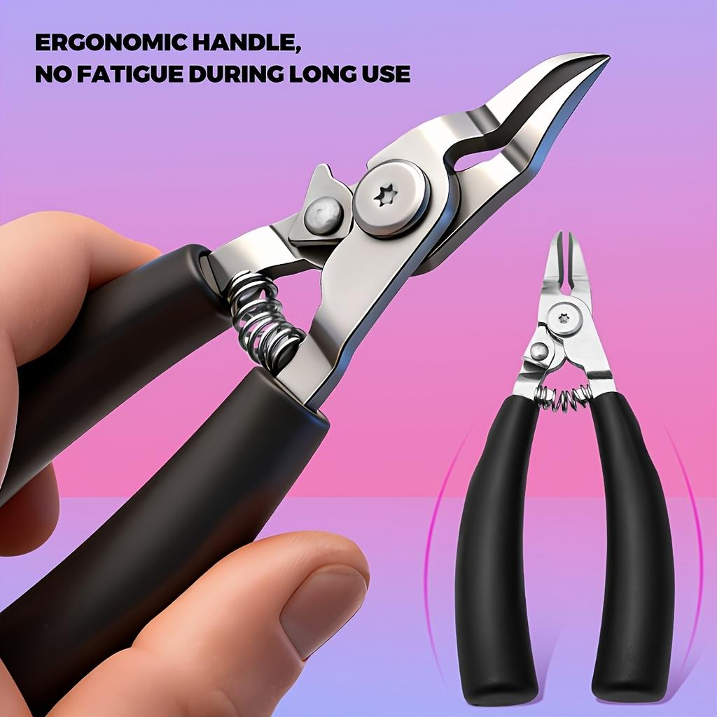 Xiaomi Professional Curved Nail Clipper with Beak Stainless Steel Effort-Saving Toenail Trimming Tool Suitable for Thick Hard Toenails