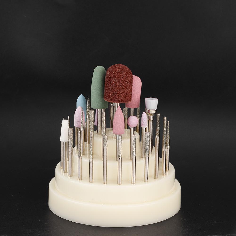 45pcs Nail Drill Bits File Grinding Head Set Electric Manicure Pedicure Nail Art Tools