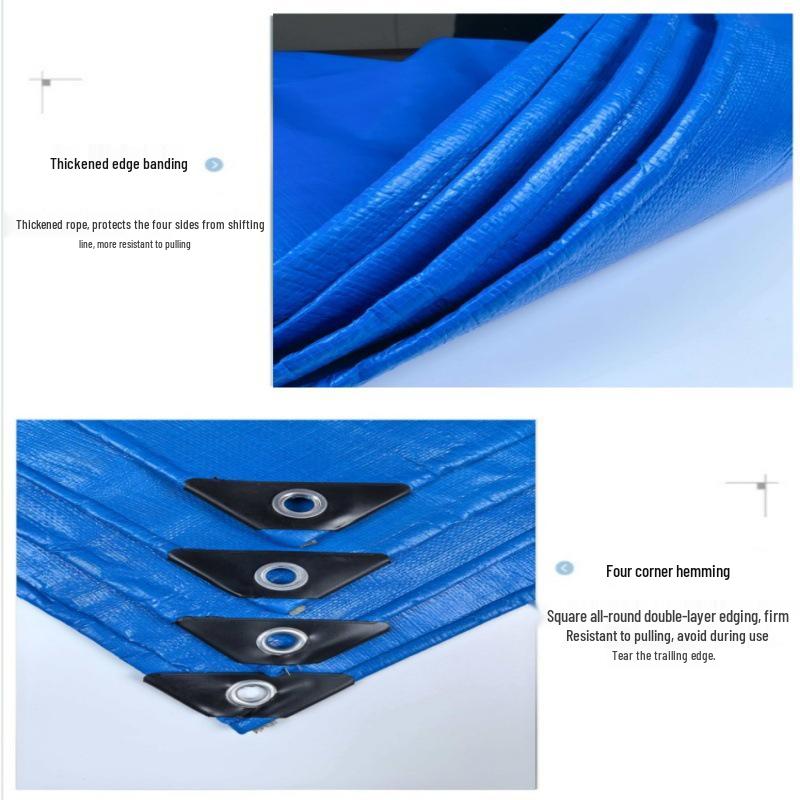 Durable Outdoor Waterproof Sunshade Tarpaulin - Anti-aging PE Rainproof Fabric
