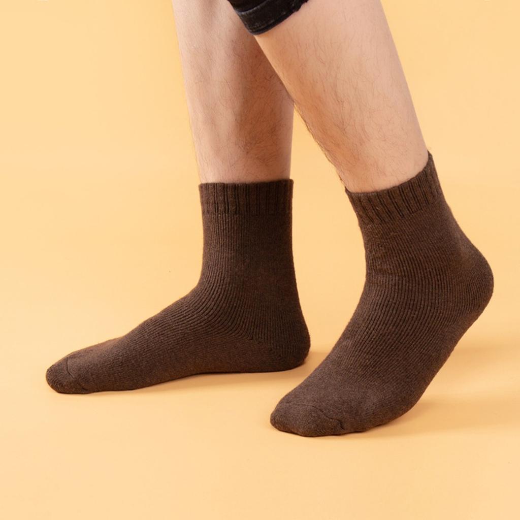 Ultra Thick, Plush Socks, Men's, Casual, Versatile, Looped, Warm Socks, Thick Socks, Plush Socks