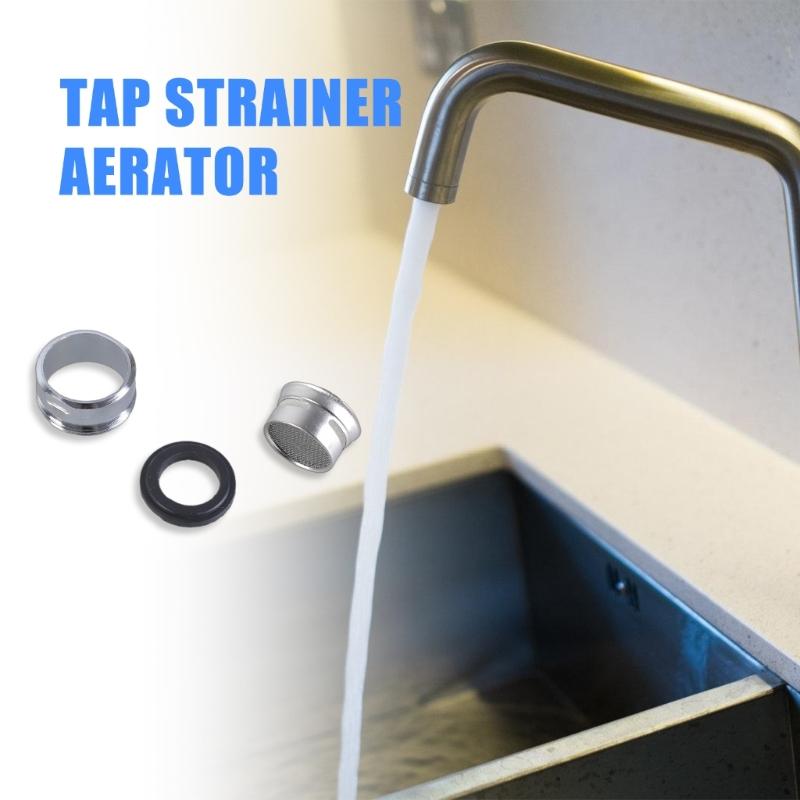 3Pieces Practical Water Tap Aerator 24mm Faucet Strainer for Efficient Water Flows In Kitchen Supplies and Bathroom