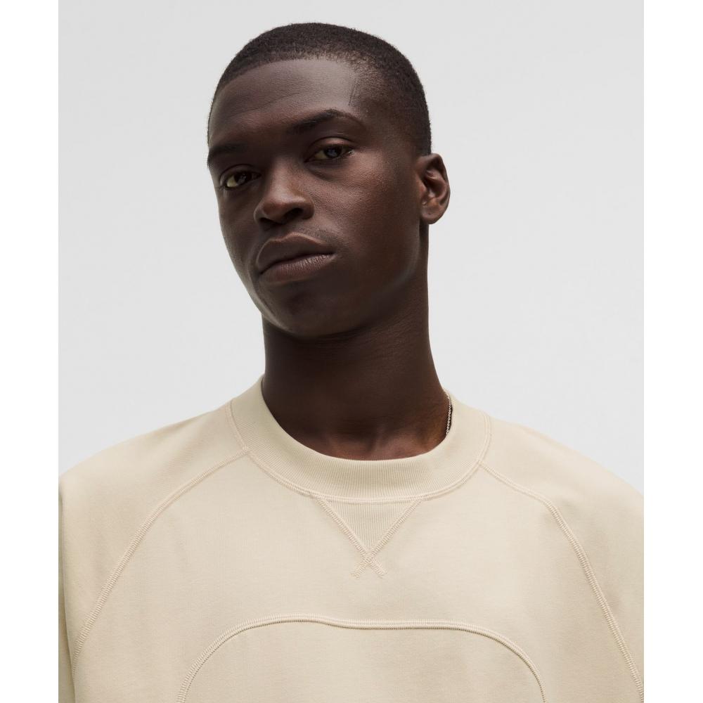 Lululemon HeavyweighT Brushed CoTTon T shirT  Slnsh collecTion naTural Ivory