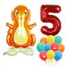 Standing Pokémon Pikachu Squirtle Child Elf Birthday Aluminum Film Printing Latex Balloon Gift