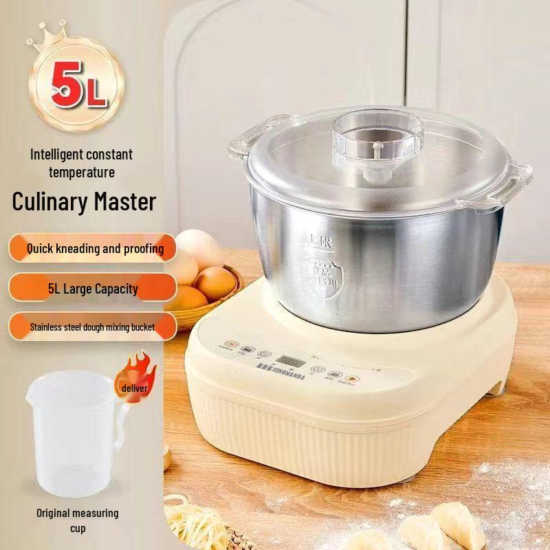 High-Power Intelligent All-in-One Dough Mixer: Automatic Kneading, Fermentation, and Household Chef Machine