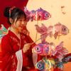 LED Light Goldfish Lantern Lamp Handmade DIY Lantern Materials Koi Carp Lantern  Festival Decor