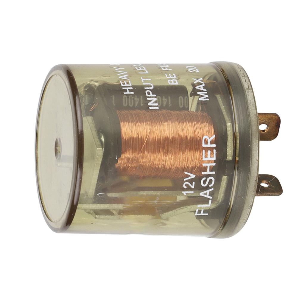 2 Pin 12V Motorcycle Electronic Turn Signal Light Halogen Flasher Flasher Relay