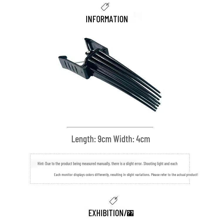 Korean Men's Root Lifting Hair Comb Clip – No-Trace Styling Tool