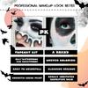 Halloween Cosplay Makeup Black + Face Body Paint Special Effects Makeup Kit Dress Up Adult - Face Paint Kit Full Coverage Face Paint