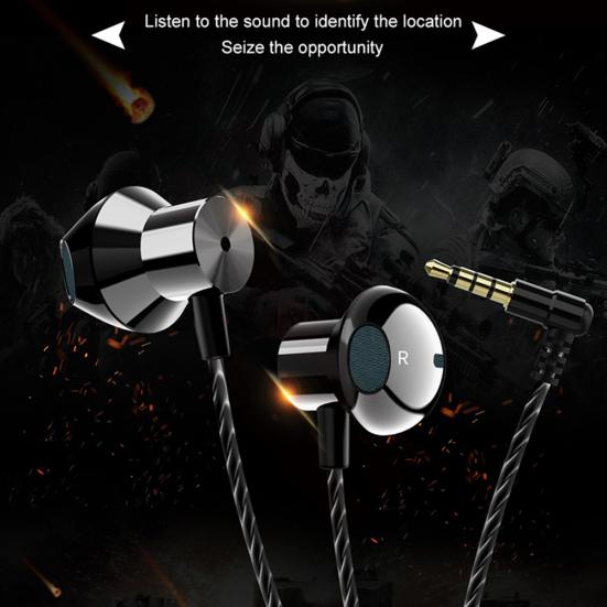 F13 Type-C/3.5mm Plug Ergonomic In-Ear Wired Earphones Bass Headset for Phone PC