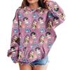 Sweatshirts For Teen Girls Hoodies Long Sleeve Drawstring Pullover Cute Printed Hoodie Top