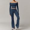 JYL Brushed Yoga Set Casual Comfortable Running Outfit