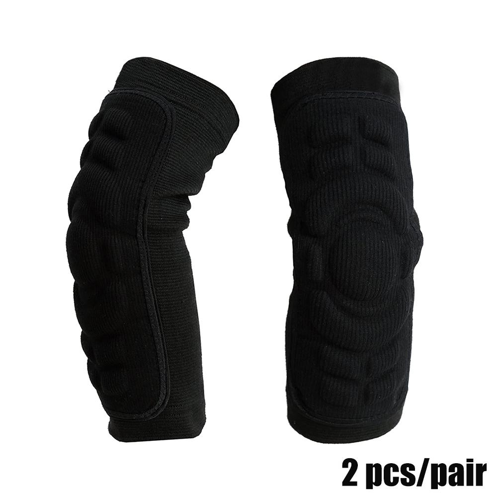 

1 пара спортивных налокотников, налокотник, защитный мягкий легкий налокотник для занятий спортом, катания на лыжах, коньках, сноуборде чёрный
