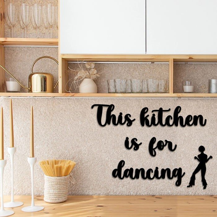 Décoration murale - Papierdrachen - 261-007-009 - Bois - Slogan - Moderne