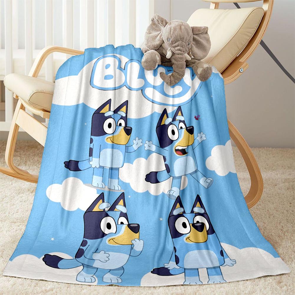 Bluey's Adventure Forest Blanket Comfortable Suitable for Bedding Sofa Livingroom for All Occasions Playful Design