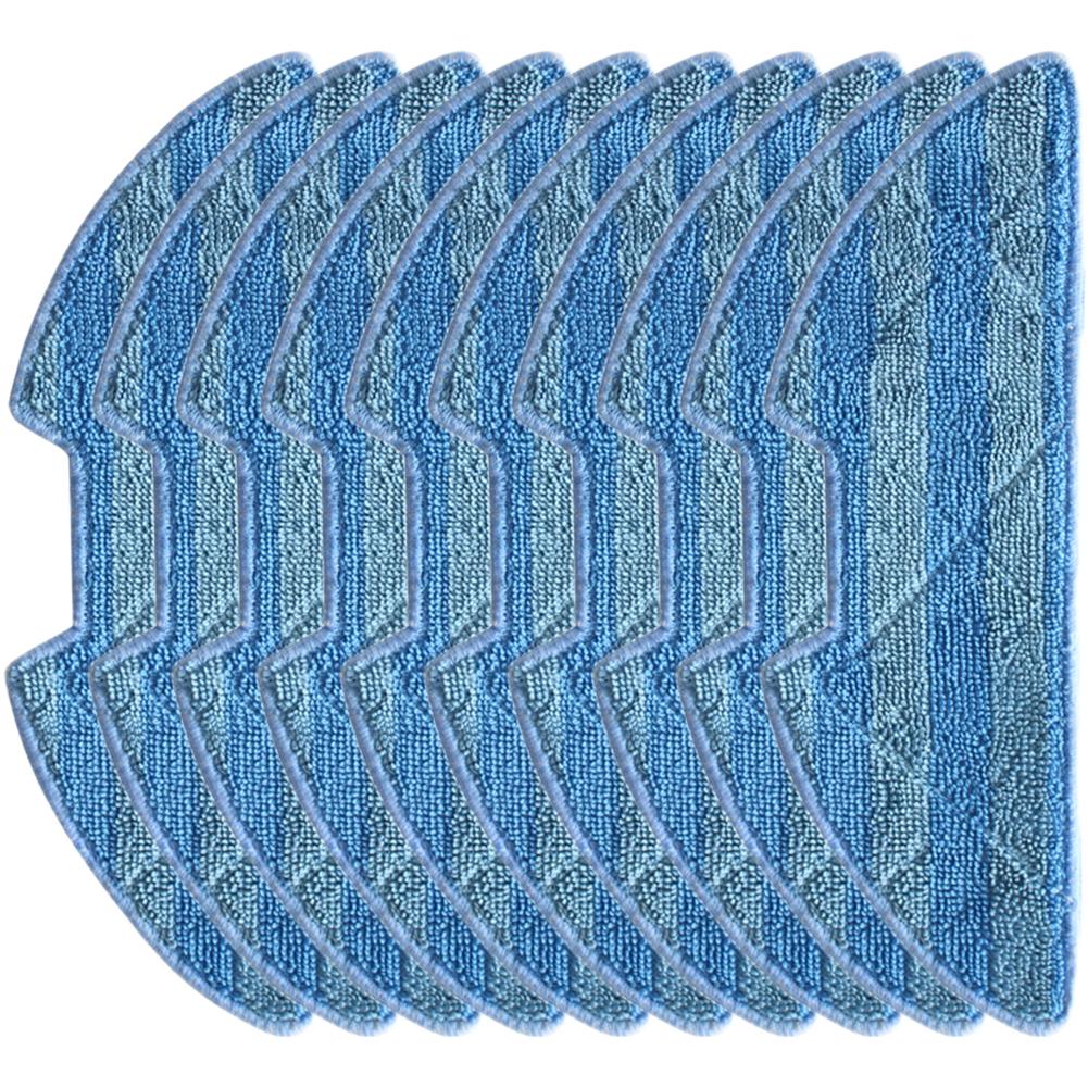 

Blue Replacement Mop Pads Microfiber Replacement Pads Repeated Use Dirt And Grime Removal For Robot Vacuum Cleaner