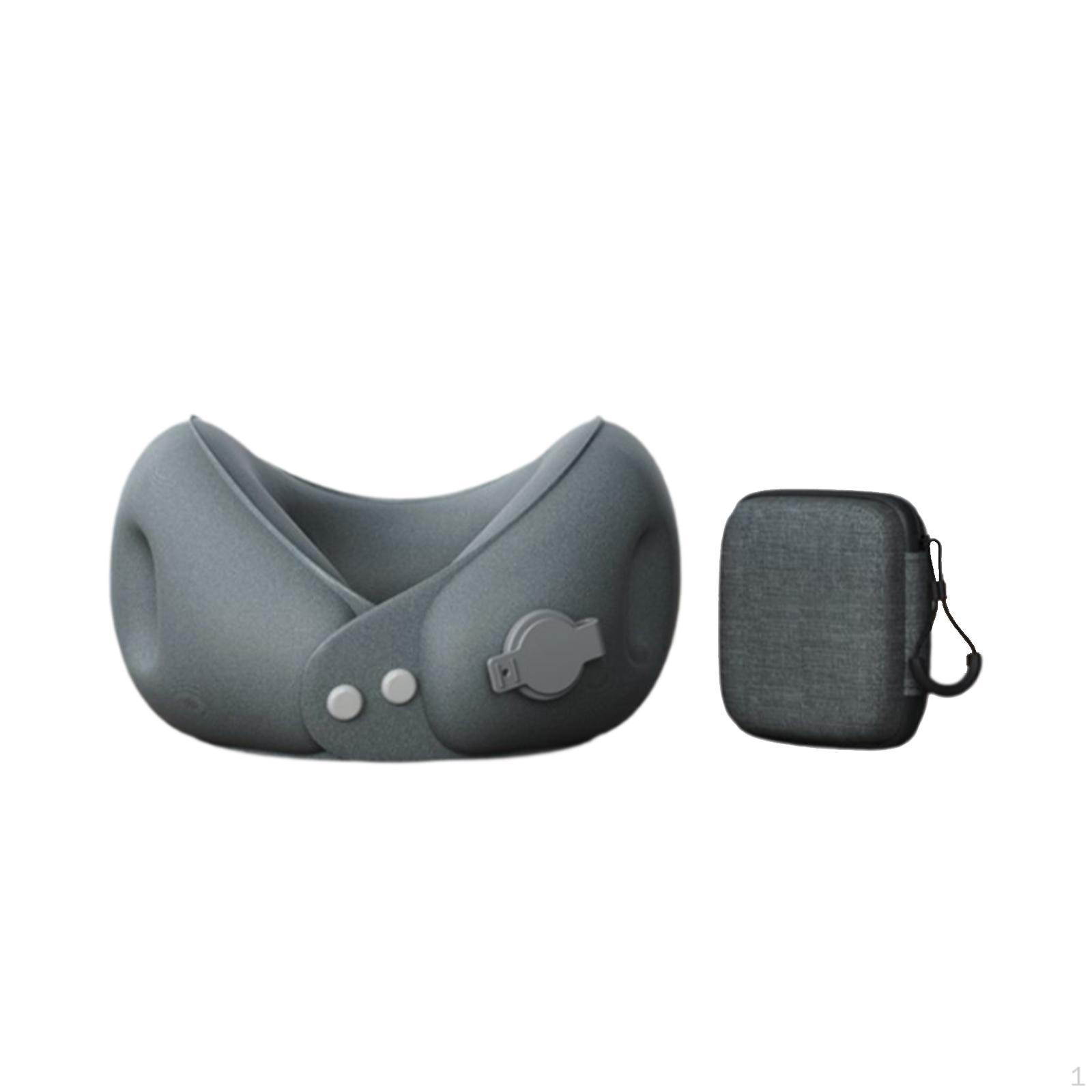 

Надувная дорожная подушка эргономичная моющаяся складная для хранения шеи With Storage Case