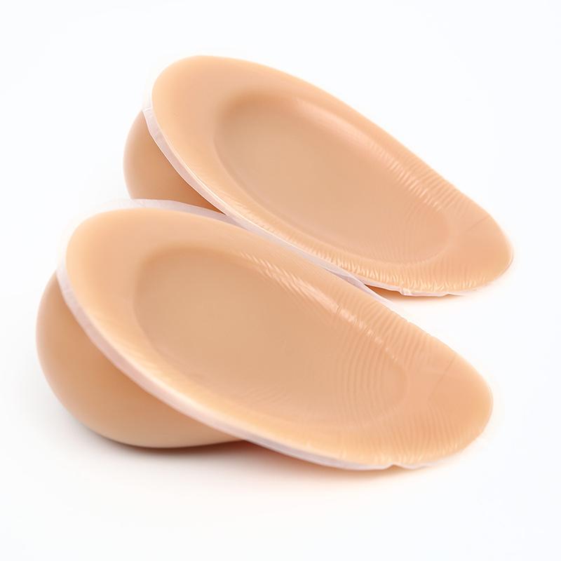 Non-adhesive Silicone Breast Forms Waterdrop Shape Bra Inserts Crossdresser & Mastectomy Use Comfortable Chest Pad