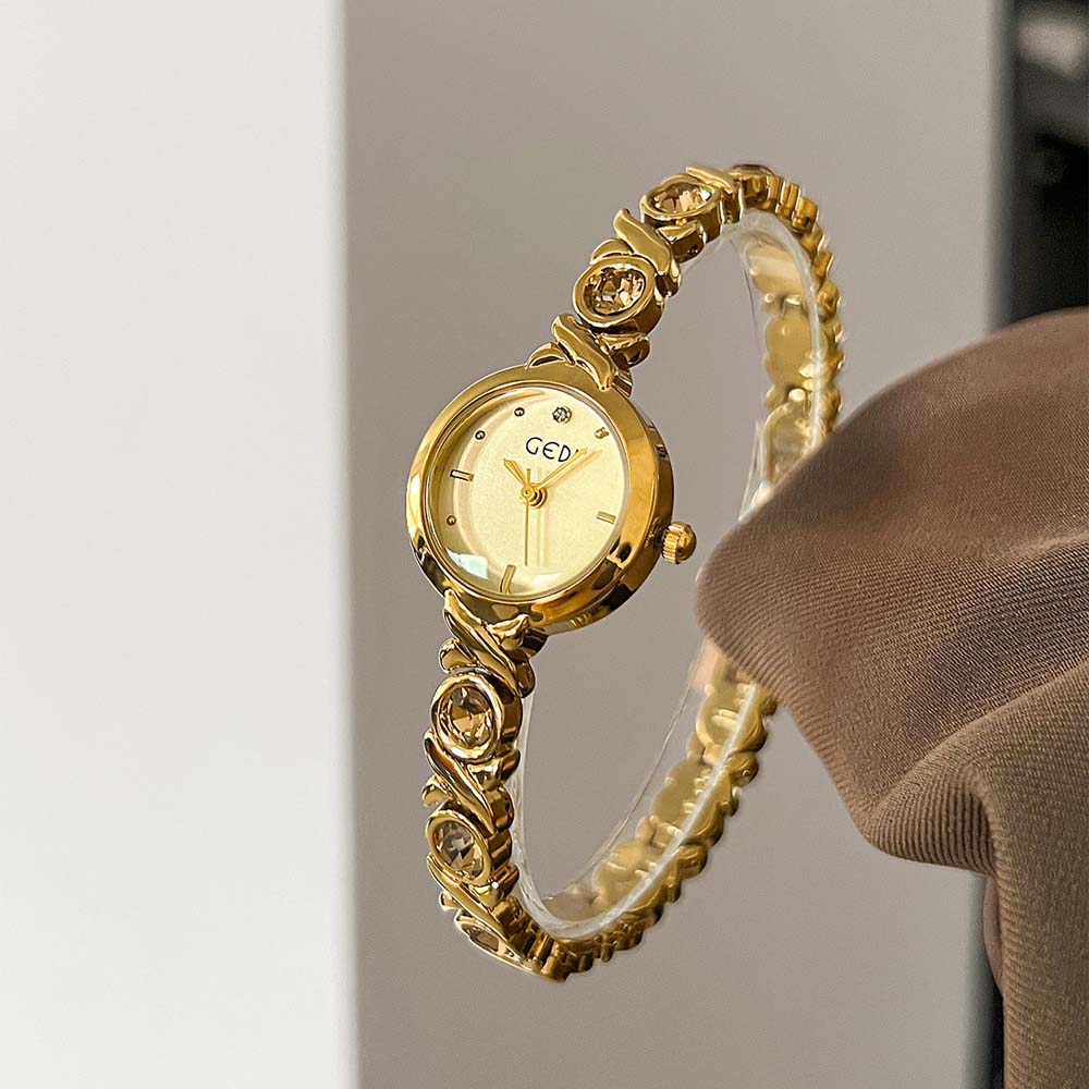 GEDI New Women's Watch Exquisite Pearl Bracelet Watch Premium Women's Waterproof Quartz Wristwatch relogio feminino