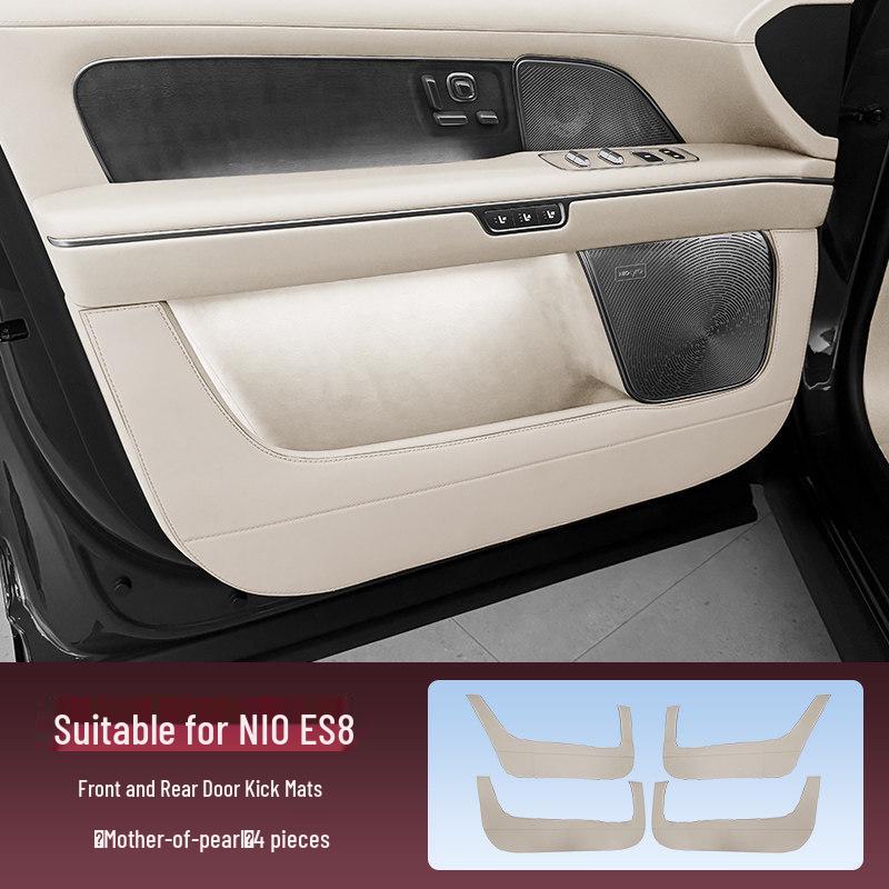 NIO ES8 Car Door Kick Mats - Anti-Dirt Protection Stickers for 26 Models, Essential Interior Accessories