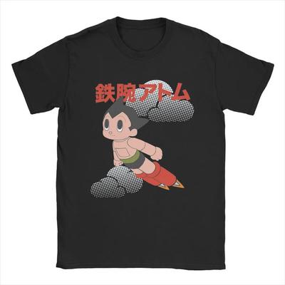 Astro Boy Men's T Shirts AstroBoy Anime Vintage Tees Short Sleeve O Neck T-Shirt Unisex T-Shirt