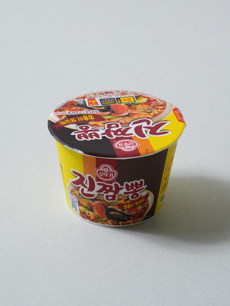 Ottogi Jin Jjambbong Spicy Seafood Instant Cup Noodle 115g 1ea