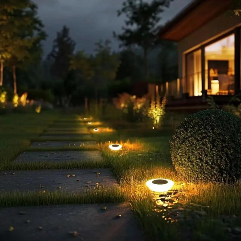 1-10PCS Solar Powered Lawn Lights Outdoor Waterproof Garden Lights LED Floor Lights Landscape Lighting Buried for Yard Decor
