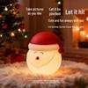 Santa Claus Silicone Night Light - Christmas Decorative Tap Light for Living Room Ambiance