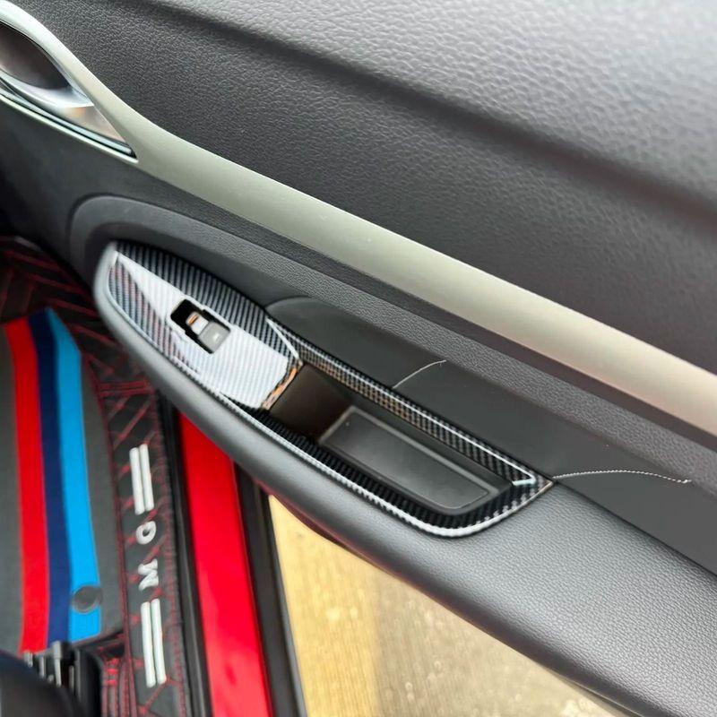 For MG ZS 2018      2024 Interior Door Window Lift Control Switch Panel Trim Buttons Cover Car Accessories