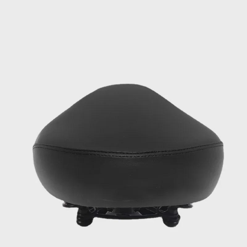 Scaun electric pentru bicicletă cu arc dublu cu pernă lată și accesorii pentru geantă