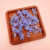 100Pcs 6mm AB Nail Art  Handmade No Holes Butterfly Shape Resion Beads Spacer Beads Loose DIY For Jewelry Makeing Charms Colour