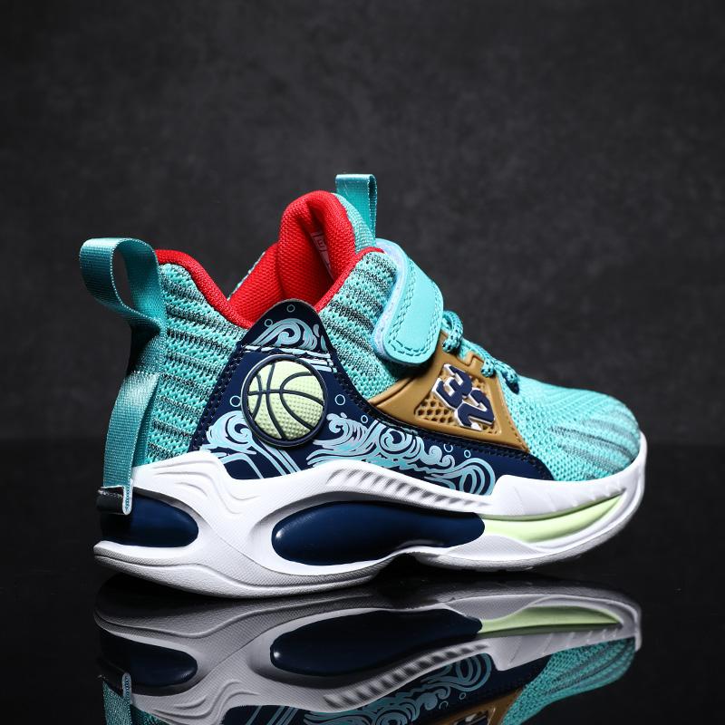 Kids' Sports Shoes Boys Basketball Sports Tennis Shoes Fashion Comfortable Teenager Casual Sneakers Non-slip Running Shoes