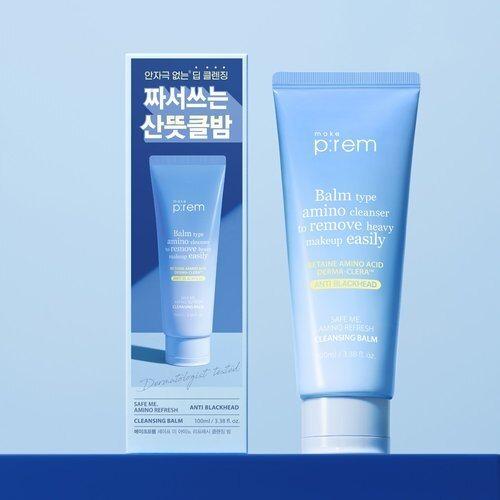 Makeprem Safe Me Amino Refresh Cleansing Balm 100ml 1+1+ (random)