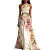 Women's Printed Long Dress Elegant Party Vacation Maxi Dress for