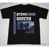 T-shirt in Cotone Vintage Atomic Rooster Unisex e Unisex Taglia Completa Abbigliamento Morbido Vintage di Designer