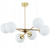 Pendant Lamp Ceiling Chandelier Balls Gold Modern Led Milky