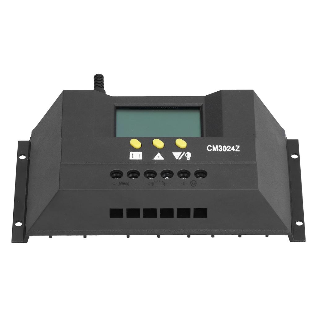 CM3024Z 30A Solcelleladeregulator LCD PWM Laderegulator Fotovoltaisk Regulator