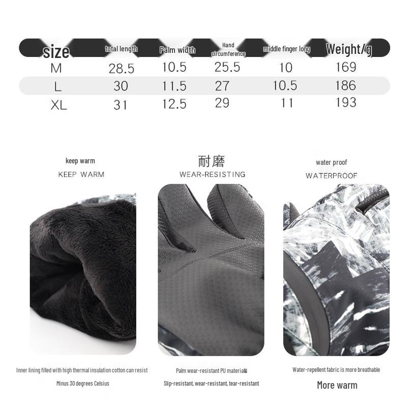Zushuo Winter Ski & Cycling Gloves