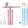 High-Pressure Nano Oxygen Injector & Airbrush Hydration Instrument for Beauty & Nail Art