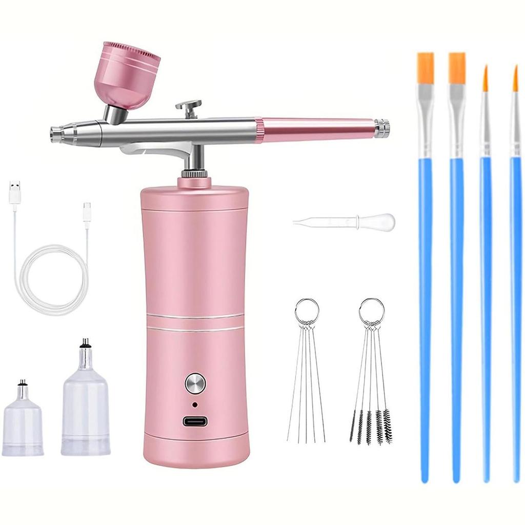 High-Pressure Nano Oxygen Injector & Airbrush Hydration Instrument for Beauty & Nail Art