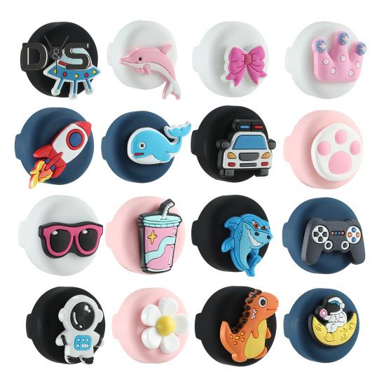 Carcasă de protecție din silicon pentru tracker, rezistentă la șocuri și impact, drăguț desen animat, impermeabilă, suport pentru tracker GPS, pentru AirTag