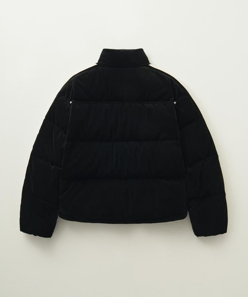 Satur Lorton Corduroy Duck Down Padded Jacket Black